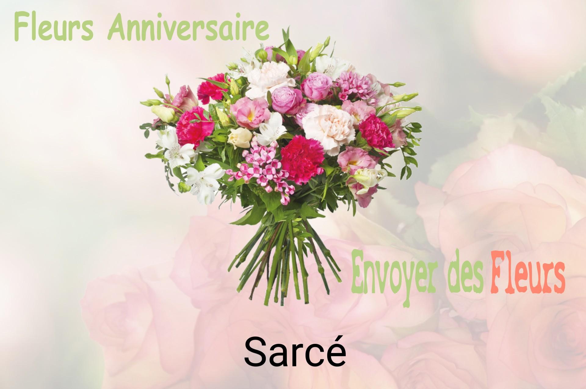 Bouquet de fleurs d’anniversaire livré à Sarcé