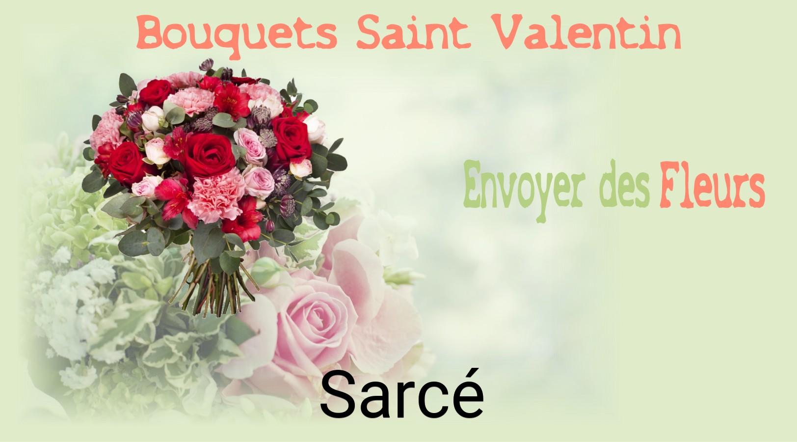 Roses de Saint-Valentin livrées à Sarcé